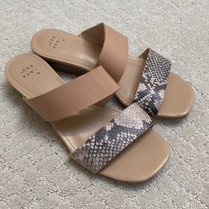 A New Day snake skin sandal size 6.5